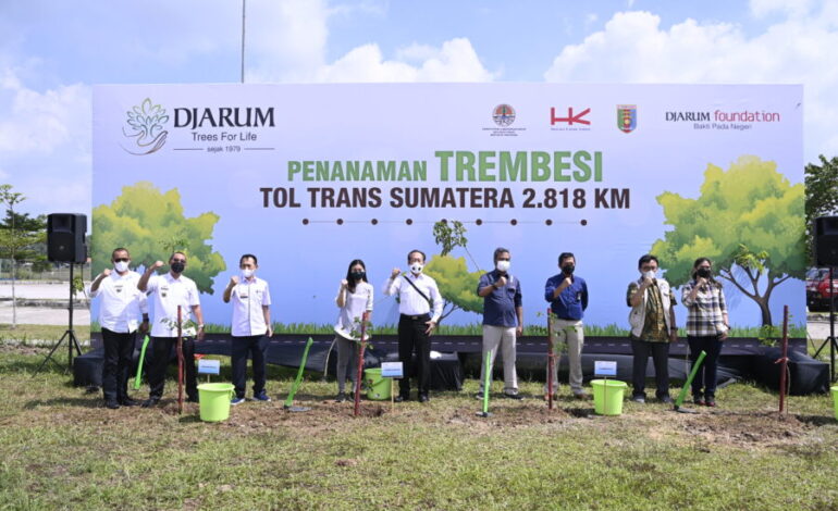 Program Trees for Life Hijaukan Tol Trans Sumatera