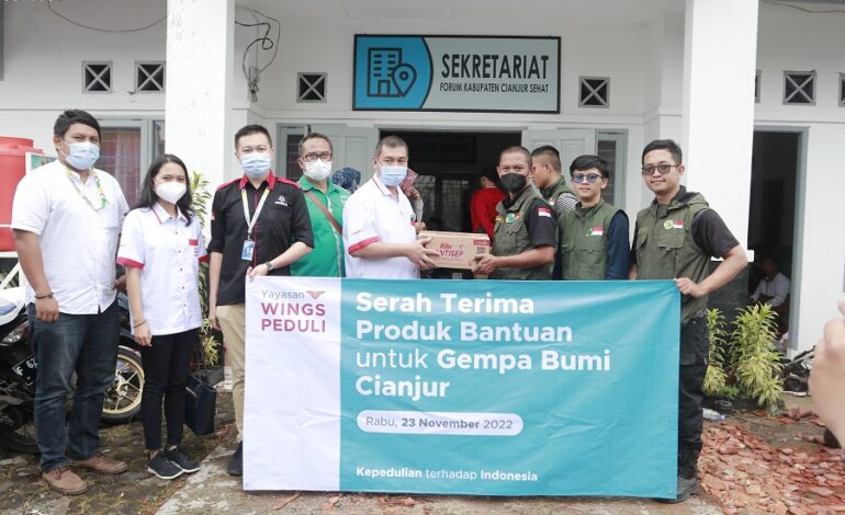 Yayasan WINGS Peduli Sigap Lakukan Percepatan Bantuan Korban Gempa Bumi Cianjur