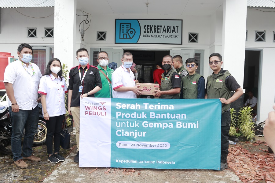 Yayasan WINGS Peduli Sigap Lakukan Percepatan Bantuan Korban Gempa Bumi Cianjur