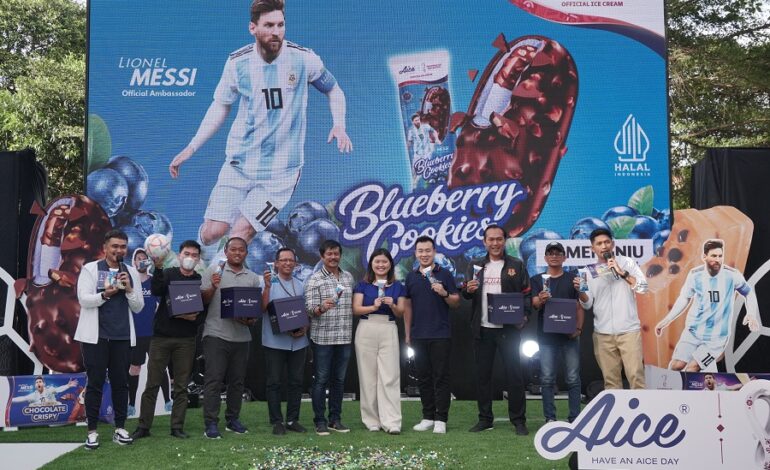 Kolaborasi Aice-Lionel Messi Hadirkan Es Krim Kekinian untuk Gen-Z & Milenial