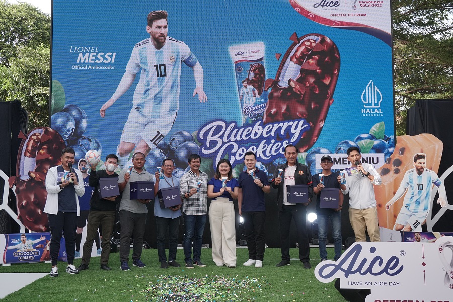 Kolaborasi Aice-Lionel Messi Hadirkan Es Krim Kekinian untuk Gen-Z & Milenial