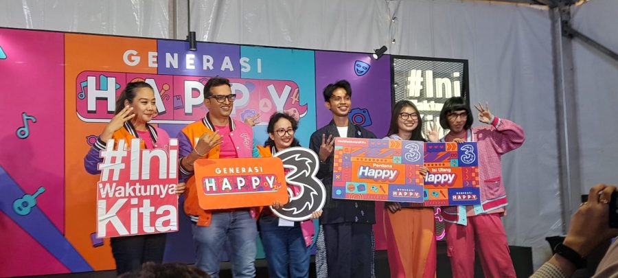 Ajak Gen Z Lebih Kreatif dan Positif Di Era Digital, 3 Hadirkan Festival Generasi Happy