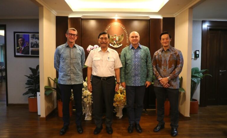 Temui Menteri Koordinator Maritim dan Investasi, Inchcape Berkomitmen Dukung Transisi Energi Baru di Indonesia