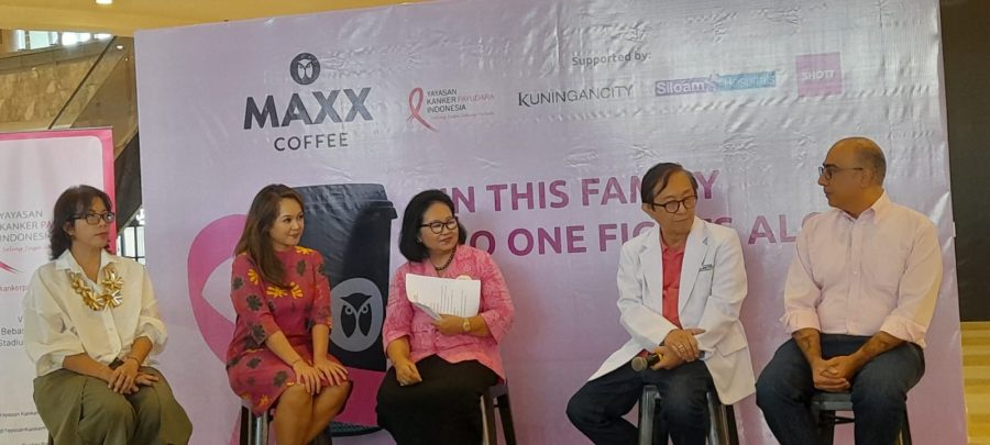 YKPI Dan Maxx Coffee, Kampanyekan Peduli Kanker Payudara di Indonesia