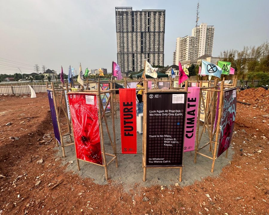 Instalasi Seni Bertema Krisis Iklim, Hasil Kolaborasi ADGI & Extinction Rebellion Indonesia