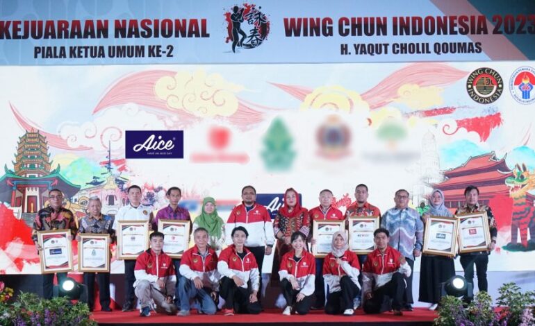 Aice Dukung Olahraga di Indonesia Melalui Kejurnas Wing Chun 2023  