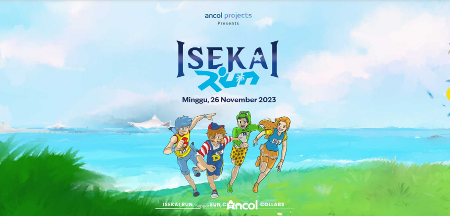 Ancol Gelar Lomba Lari Paling Hype, ISEKAI Run