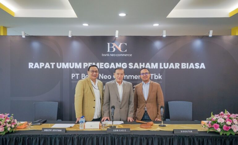 Gelar RUPS Luar Biasa, Bank Neo Commerce Setujui Pengunduran Diri  Pamitra Wineka sebagai Komisaris Independen