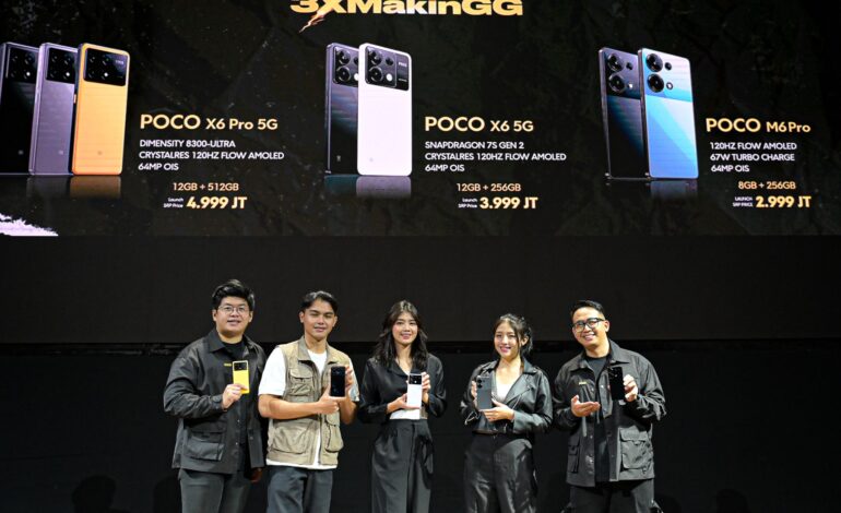 POCO Extreme Launch #3XMakinGG Merilis Tiga Smartphone Berperforma Ekstrem