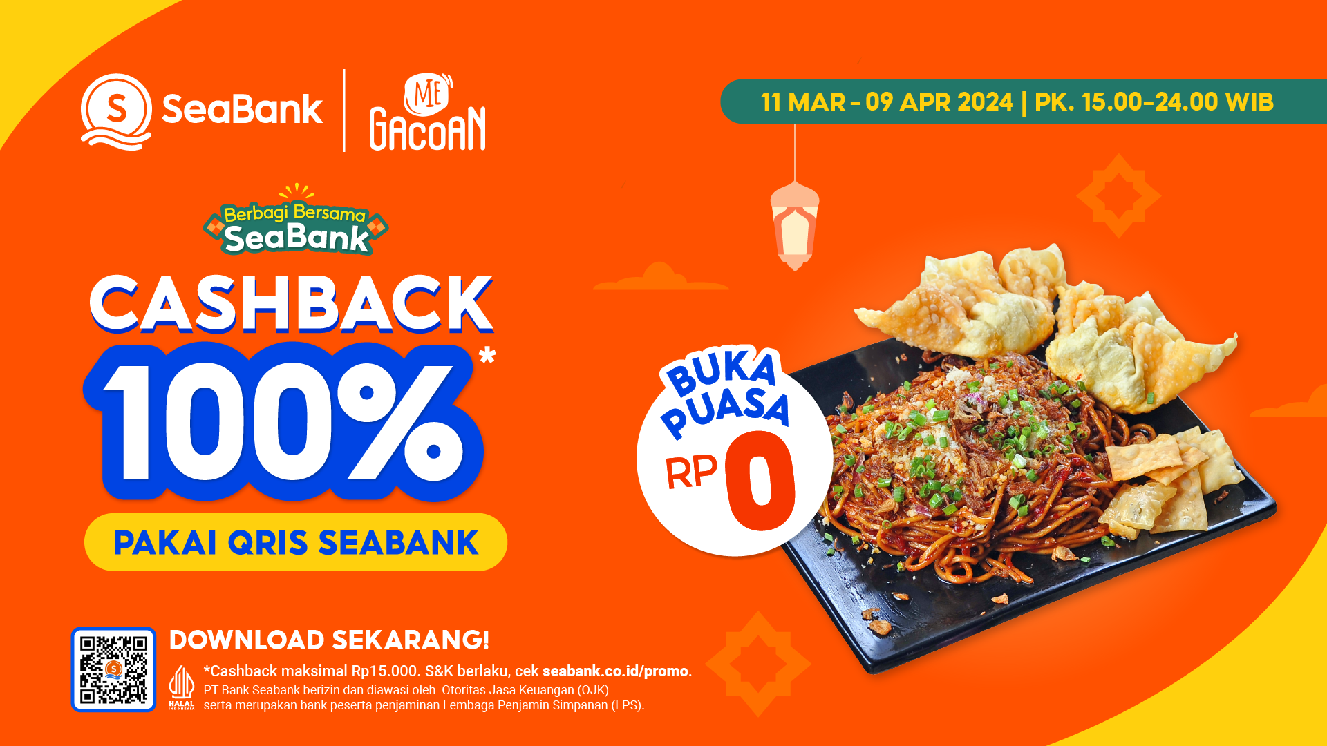 Qris SeaBank Traktir Buka Puasa Di Mie Gacoan, Cek Syaratnya Deh