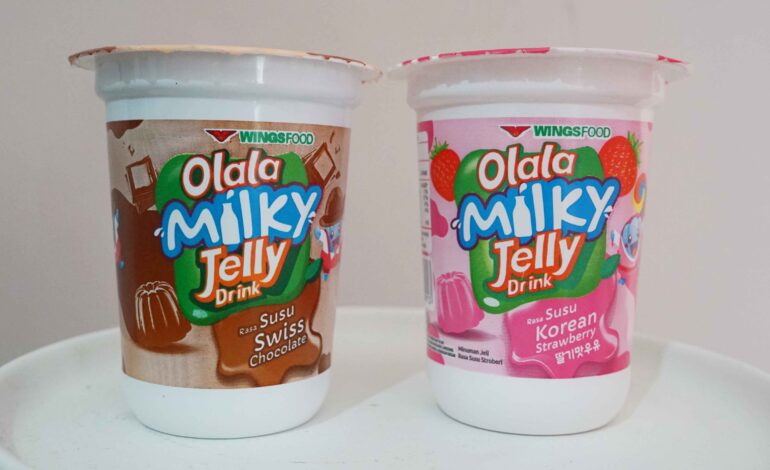 WINGS Food Luncurkan Minuman Jelly Rasa Susu, Olala Milky Jelly