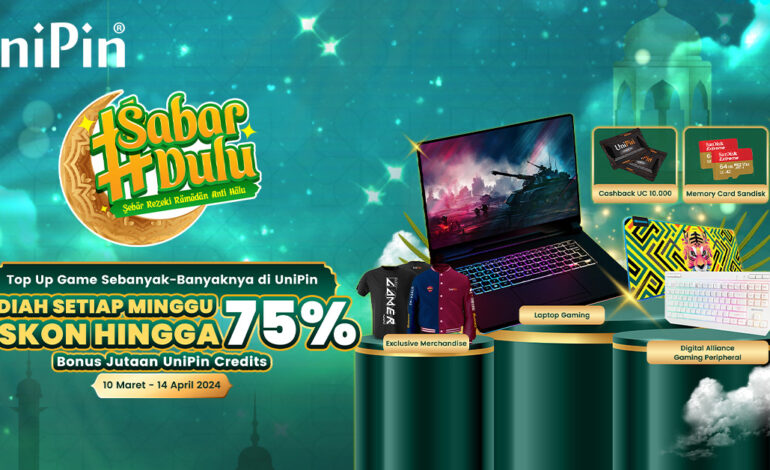 Promo UniPin Sepanjang Ramadan Bikin Puasa Lebih Menyenangkan