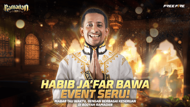 Event Booyah Ramadan Habib Ja’far Ajak Para Pemain Untuk ‘Mabar Tau Waktu’ di Bulan Suci