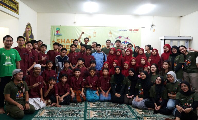 Gelar Charity Program, Sharp Greenerator Tularkan Kepedulian Lingkungan Sejak Dini