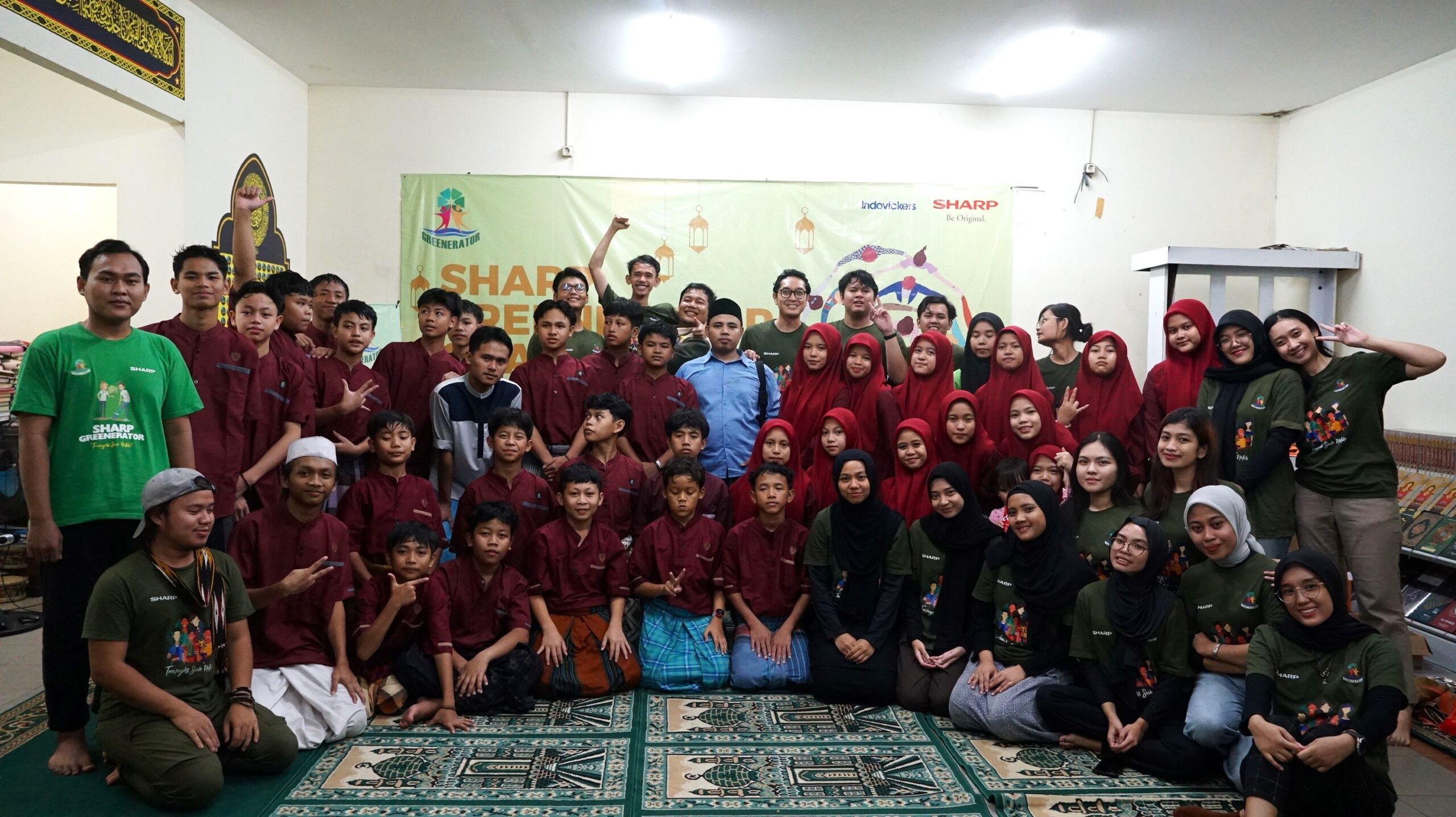 Gelar Charity Program, Sharp Greenerator Tularkan Kepedulian Lingkungan Sejak Dini