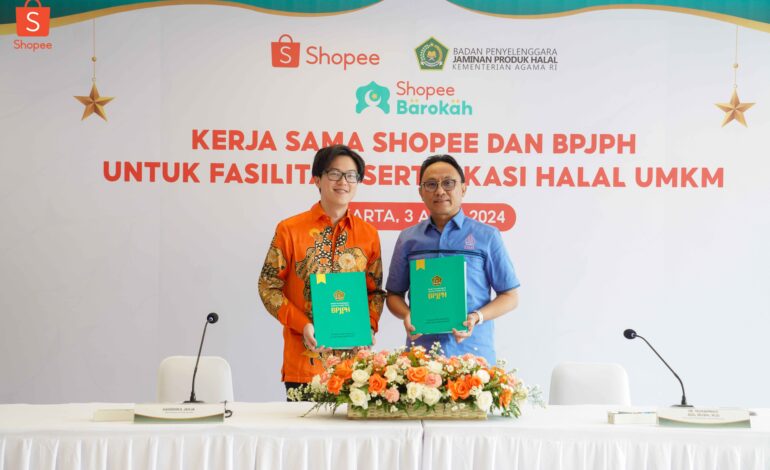 Bersama BPJPH, Shopee Fasilitasi UMKM Sertifikasi Halal