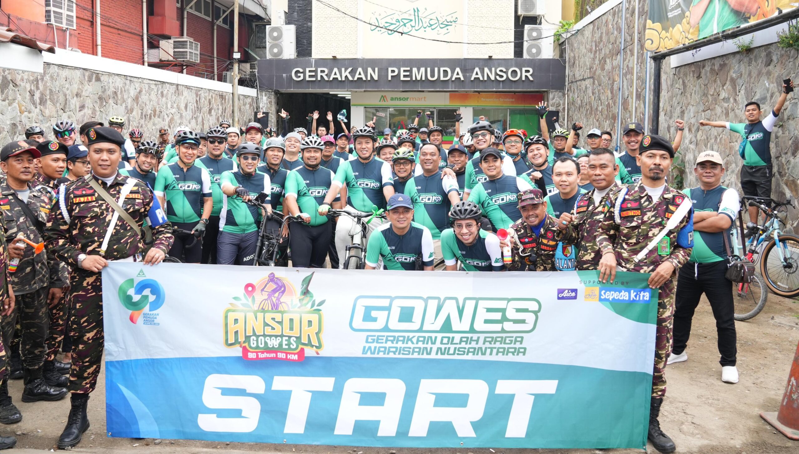 Berikan Dukungan dan Semangat Olahraga, Aice Group Turut Dukung Kegiatan Bersepeda 90 KM