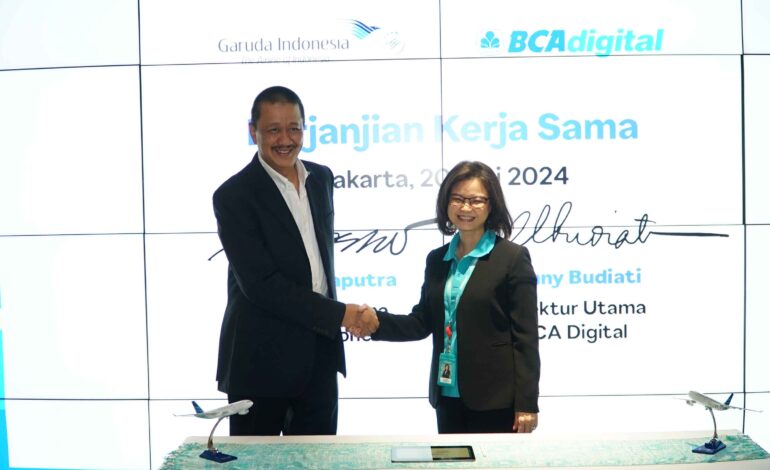 Tingkatkan Pelayanan Untuk Konsumen, BCA Digital Jalin Kerjasama Dengan Garuda Indonesia