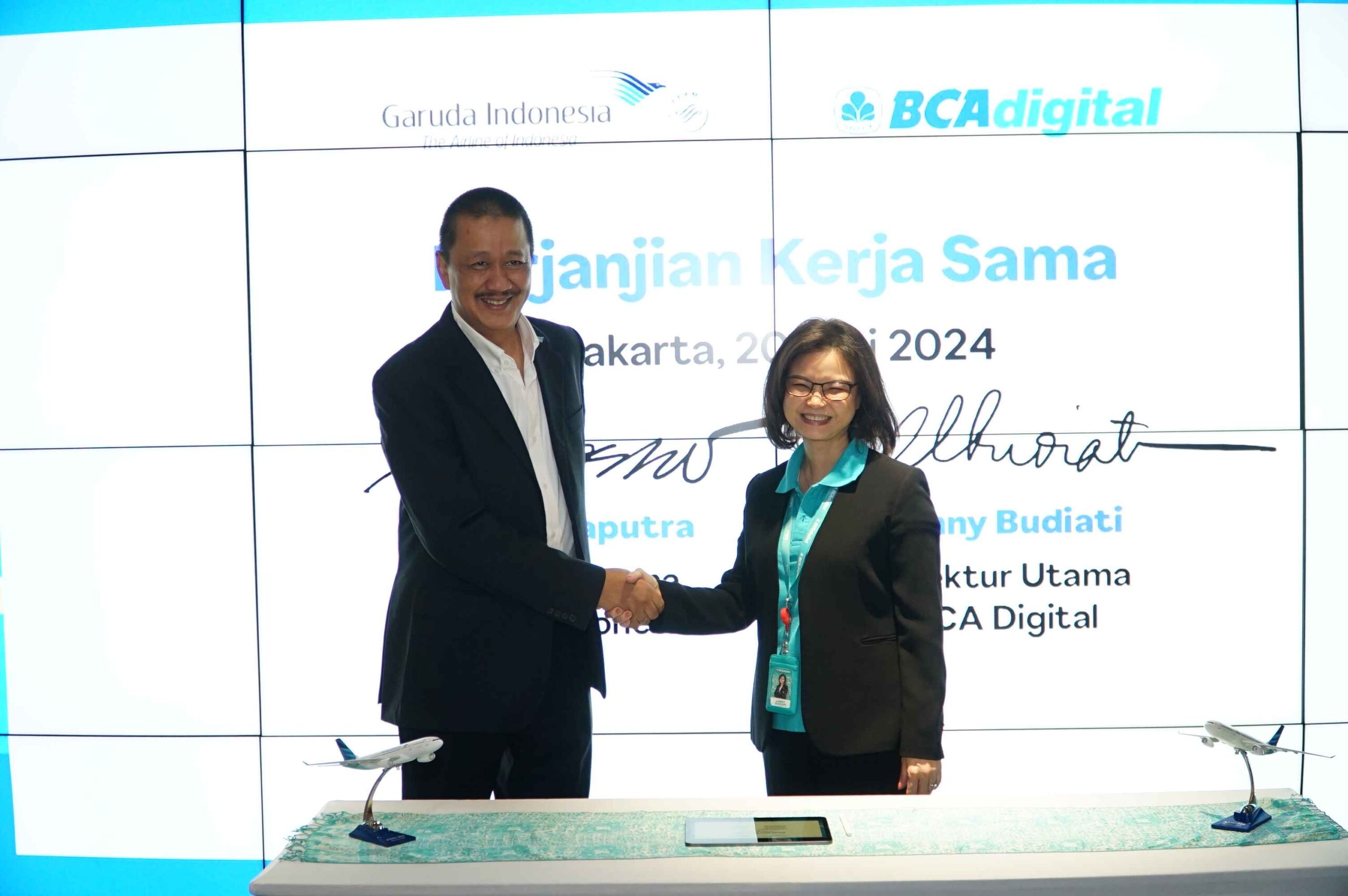 Tingkatkan Pelayanan Untuk Konsumen, BCA Digital Jalin Kerjasama Dengan Garuda Indonesia