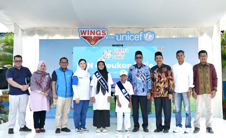 WINGS for UNICEF Bersama SoKlin Sapa Ribuan Anak dan Keluarga di Kabupaten Pidie