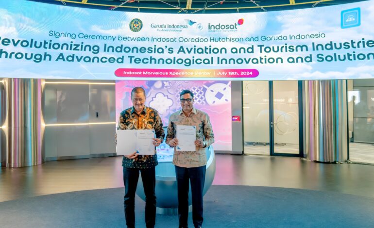 Indosat Ooredoo Hutchison dan Garuda Indonesia Jajaki Kolaborasi Perkuat Akselerasi Pertumbuhan Sektor Penerbangan dan Pariwisata Indonesia