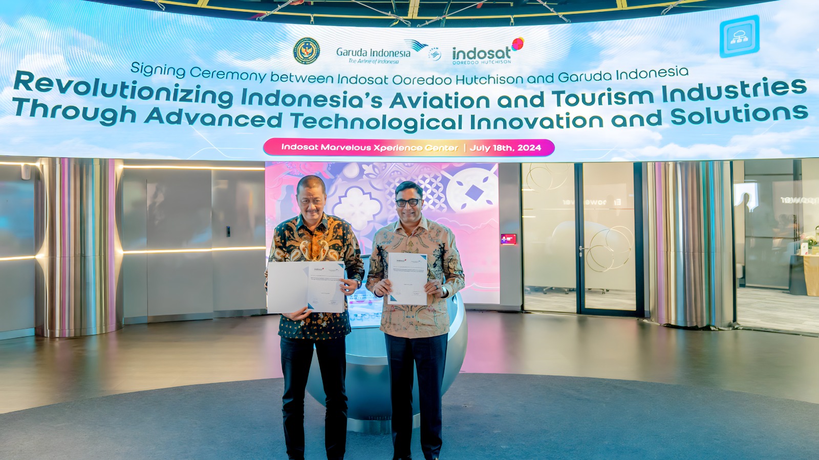 Indosat Ooredoo Hutchison dan Garuda Indonesia Jajaki Kolaborasi Perkuat Akselerasi Pertumbuhan Sektor Penerbangan dan Pariwisata Indonesia