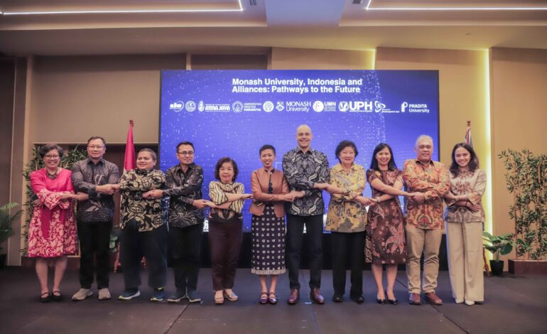 Monash University Bersama 9 Universitas Swasta di Jakarta Bentuk Aliansi Untuk Generasi Emas Indonesia