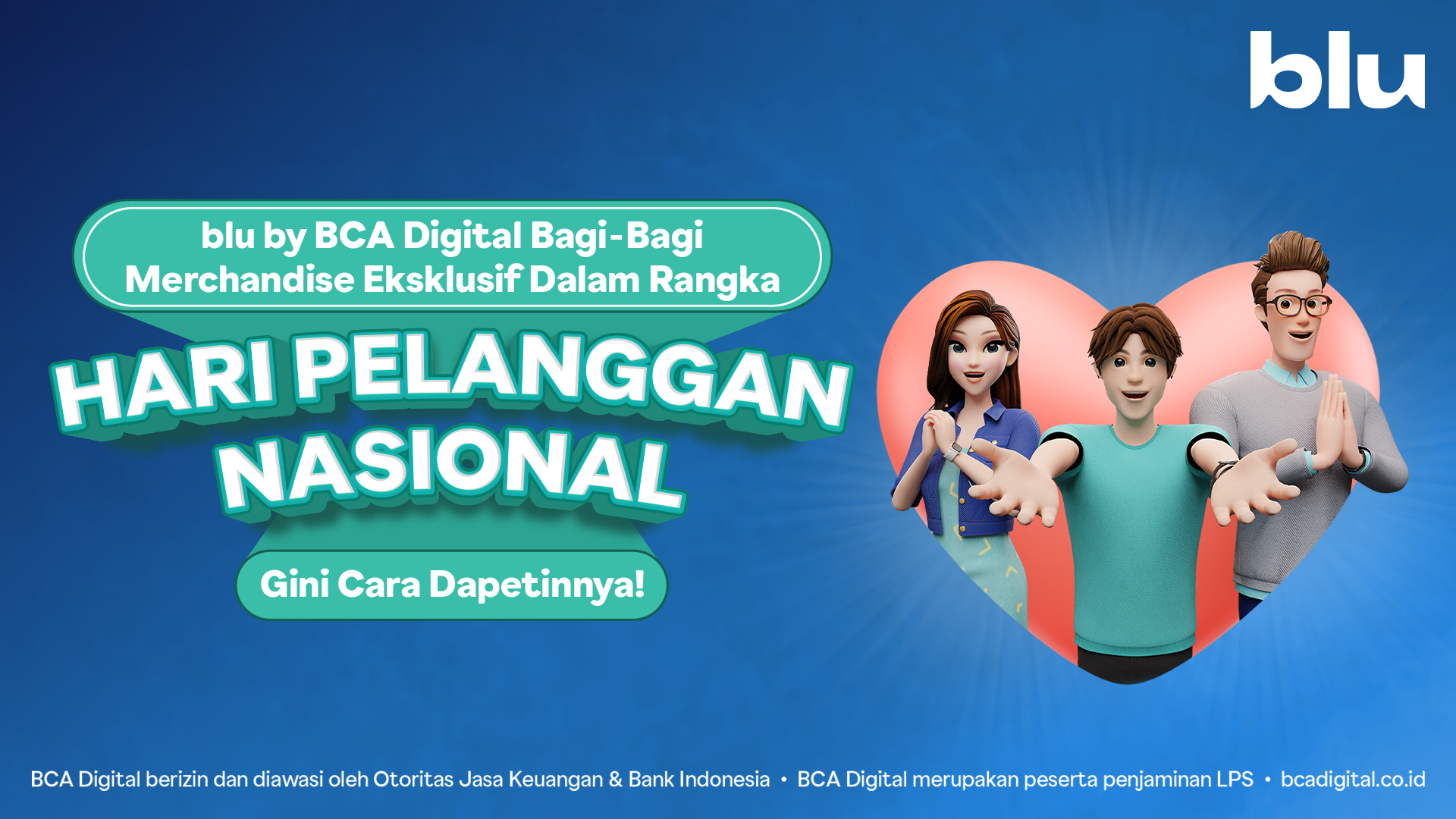 Hari Pelanggan Nasional, Blu by BCA Digital Bagi-Bagi Merchandise Eksklusif