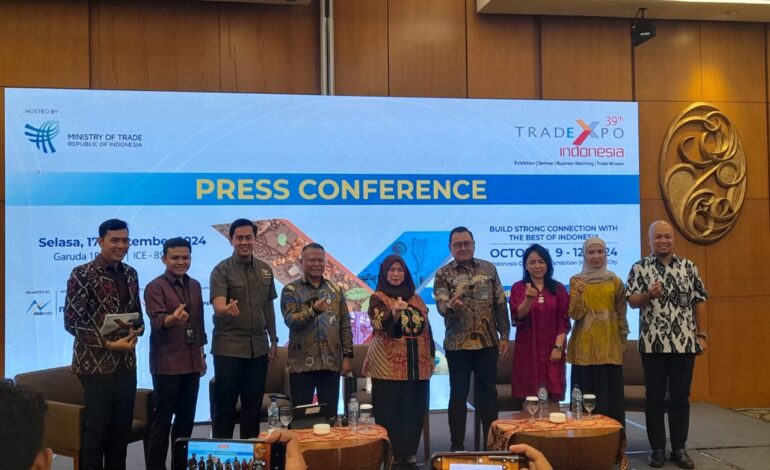 Buka Peluang Pasar Global, Trade Expo Indonesia ke-39 Siap Digelar