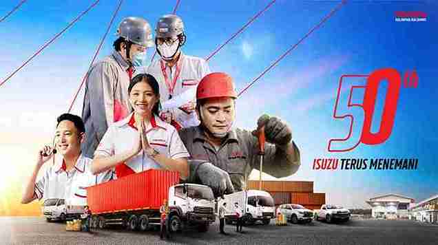 50 Tahun, Isuzu Temani Roda Perekonomian Indonesia