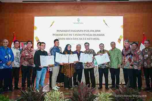 Penyempurnaan Proses Investasi, Otorita IKN Tandatangani Akta Notarial Dengan Investor Pelopor Batch 3