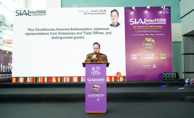 CEO Krista Exhibitions Buka Opening Ceremony The Global Food Marketplace SIAL Interfood 2024