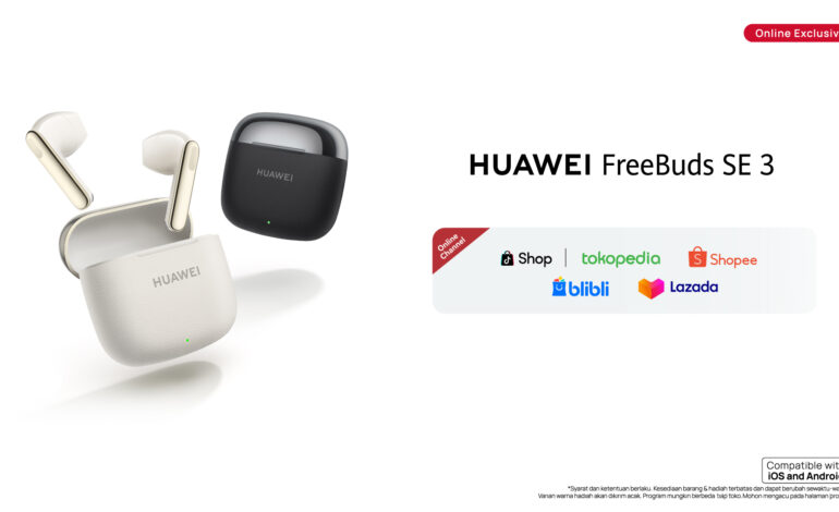 HUAWEI Rilis FreeBuds SE 3, TWS EarBuds Stylish Dengan Harga Rp 300.000