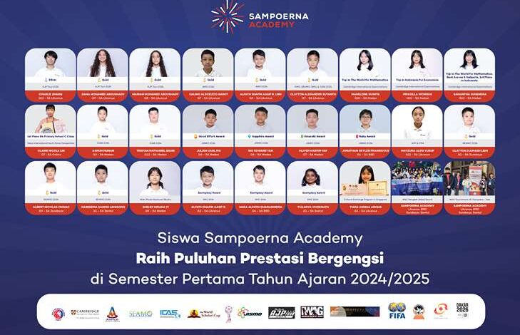 Siswa Sampoerna Academy Catat Puluhan Prestasi Bergengsi Pada Semester Pertama Tahun Ajaran 2024/2025