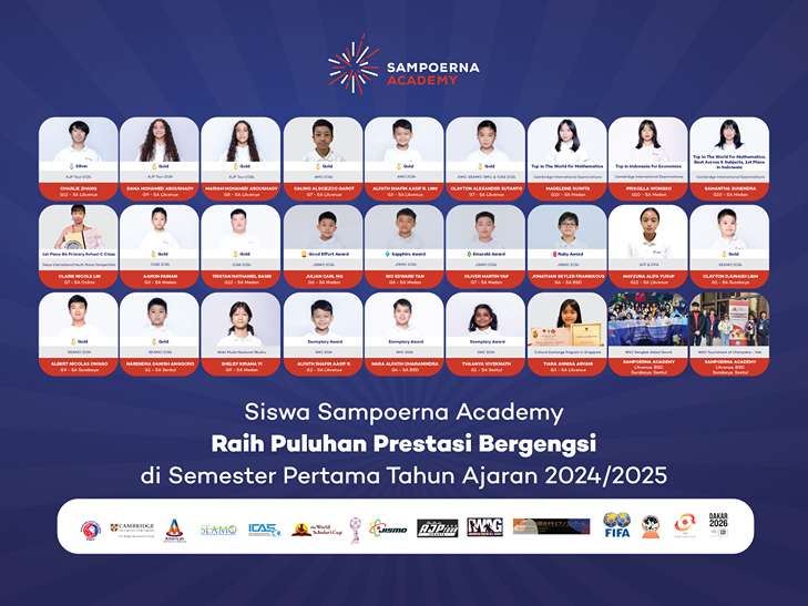 Siswa Sampoerna Academy Catat Puluhan Prestasi Bergengsi Pada Semester Pertama Tahun Ajaran 2024/2025