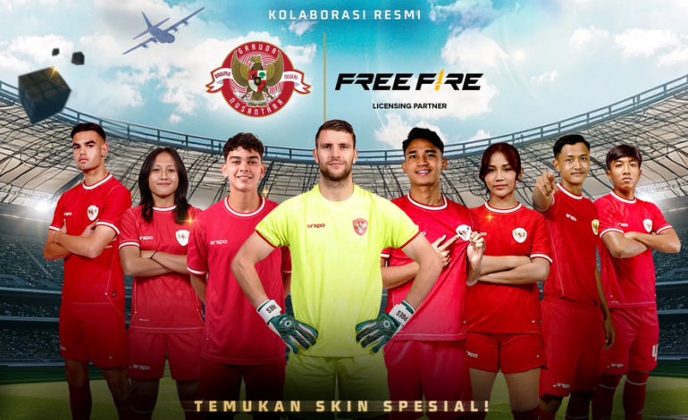 Kolaborasi Free Fire X PSSI Hadirkan Bundle Jersey  Official Timnas Indonesia di Game